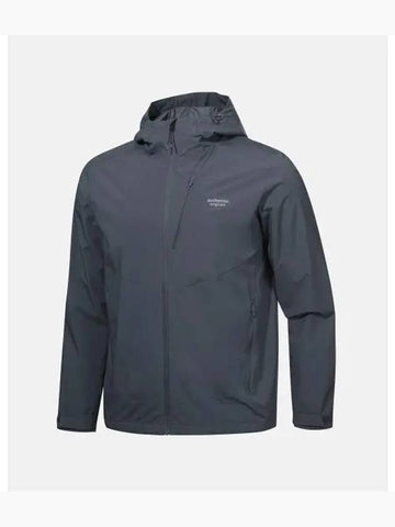 Running Active Lined Jacket Dark Gray SP323RJK91 - DESCENTE - BALAAN 1