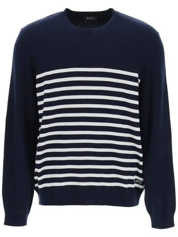 Matthew Cashmere Sweatshirt Navy - A.P.C. - BALAAN 1