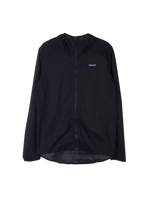 Recycle Logo Zip-up Jacket Black - PATAGONIA - BALAAN 2