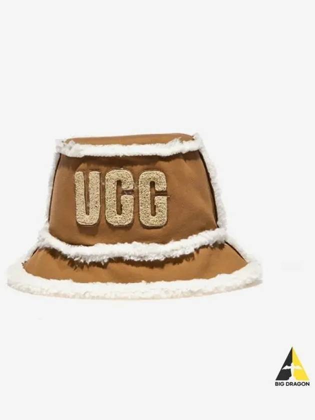 W Bonded Fleece Bucket Hat CHE - UGG - BALAAN 1