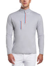 Men's Golf Daytona Half Zip Up Long Sleeve T-Shirt Light Grey - G/FORE - BALAAN 4