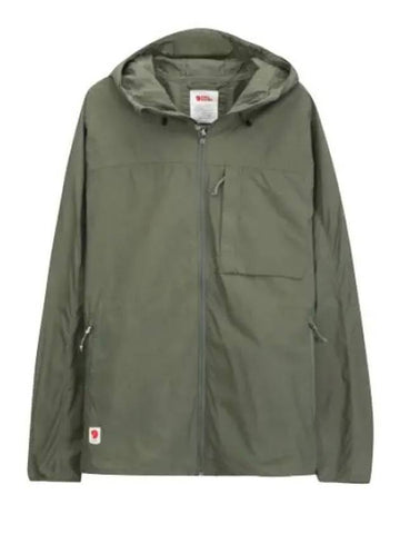 Men s High Coast Wind Jacket Green - FJALL RAVEN - BALAAN 1