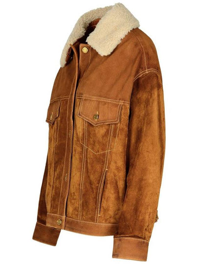 Golden Goose Brown Leather Jacket - GOLDEN GOOSE - BALAAN 2