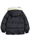 Kids Panda Logo Hooded Fur Padded Jacket 22710151 99 - MINI RODINI - BALAAN 3