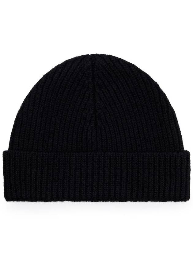 Heart Logo Wool Beanie Black - AMI - BALAAN 4