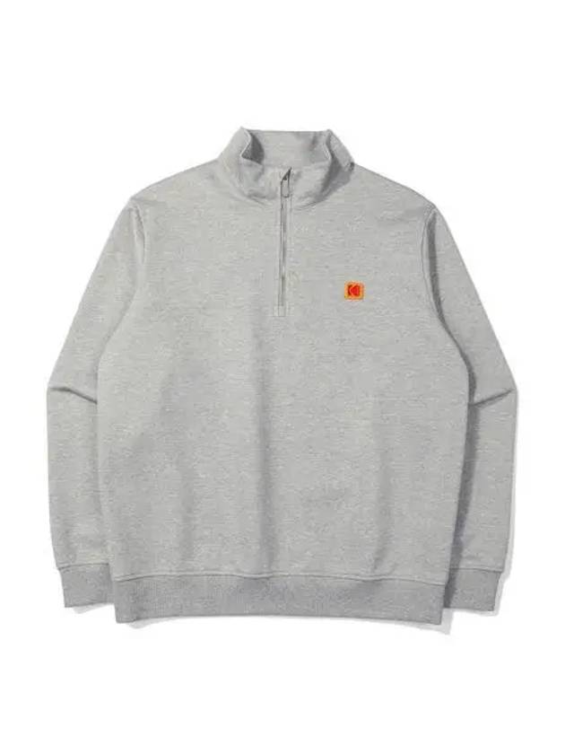 KODAK Essential Everlight Half Zip Up Sweatshirt MELANGE GRAY - KODO - BALAAN 1