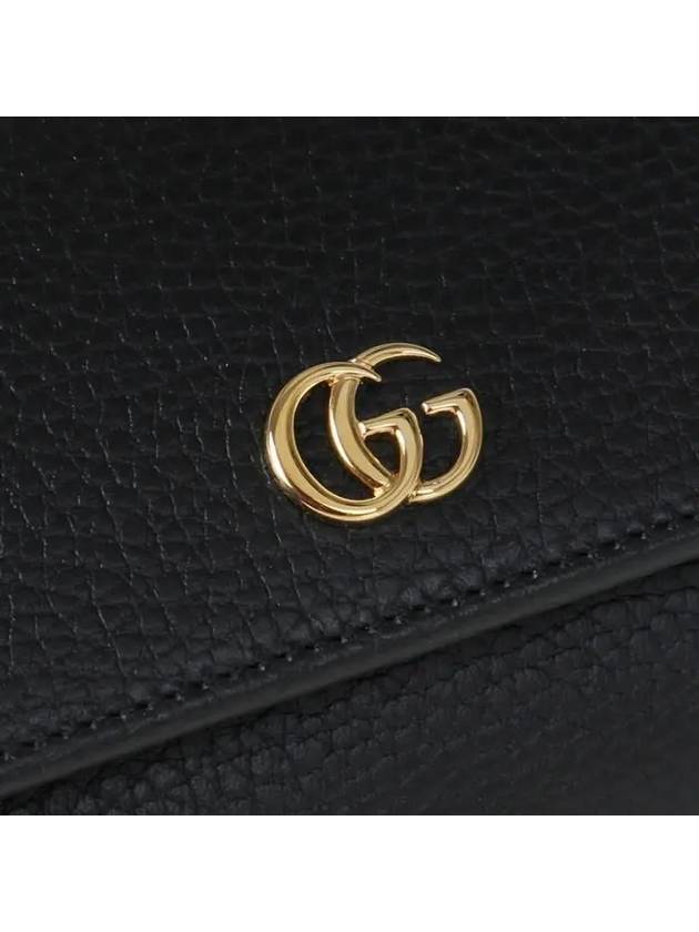 GG Marmont Continental Leather Long Wallet Black - GUCCI - BALAAN 8