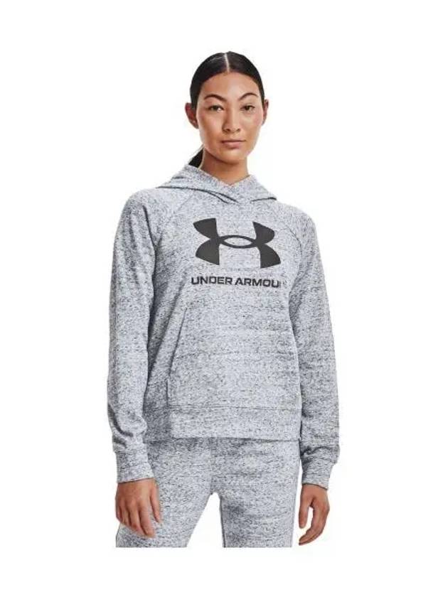 Rival Terry Hooded Sweatshirt 1369460 011 - UNDER ARMOUR - BALAAN 1