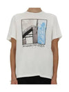 Graphic Print Short Sleeve T-Shirt White - ALEXANDER MCQUEEN - BALAAN 2