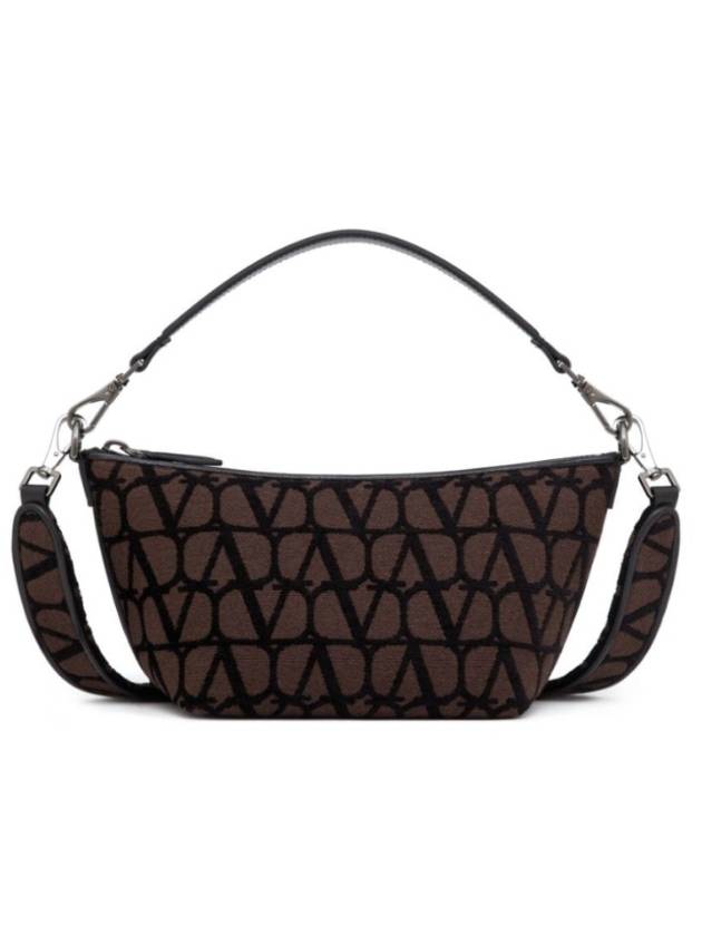 Iconographe Cotton Shoulder Bag Brown - VALENTINO - BALAAN 1