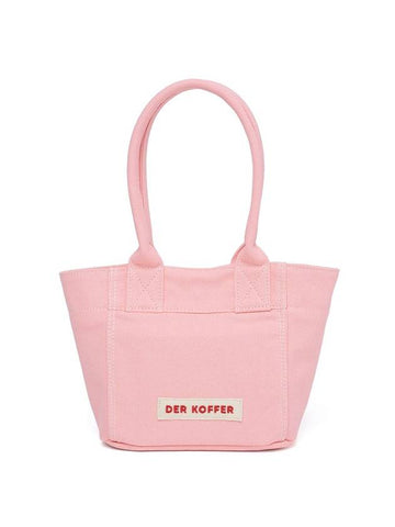 Shopper Canvas Mini Tote Bag Baby Pink - DER KOFFER - BALAAN 1