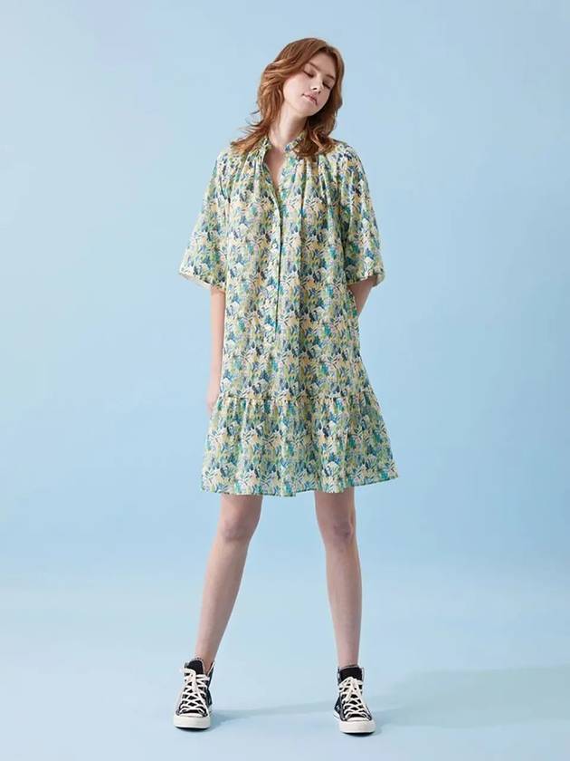 Printed mini volume dress 018 - VOYONN - BALAAN 6