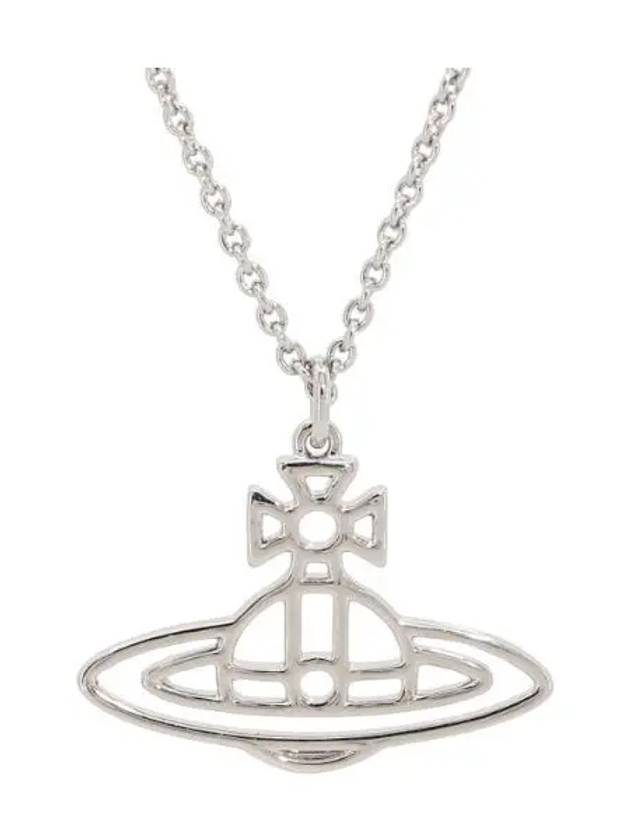 Thin Line Short Flat Orb Pendant Necklace - VIVIENNE WESTWOOD - BALAAN 1