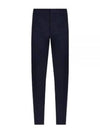 Cigarette Fit Wool Slacks Nautic Blue - AMI - BALAAN 2