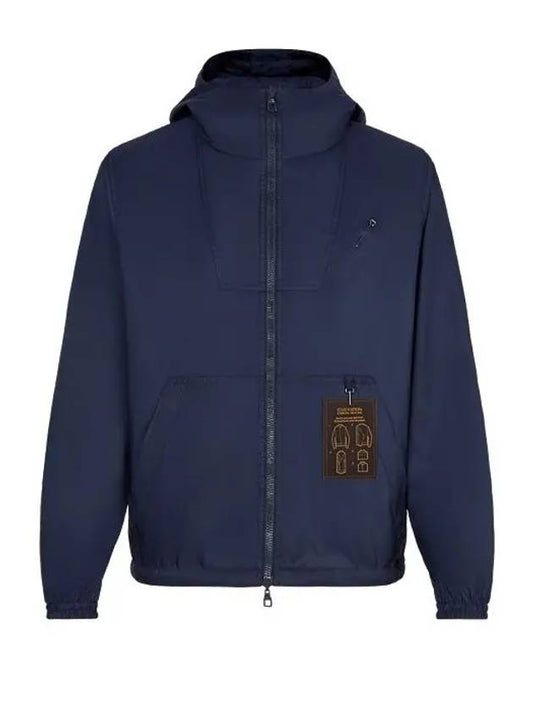 Monogram Reversible Windbreaker Blue 1AAT33 - LOUIS VUITTON - BALAAN 1