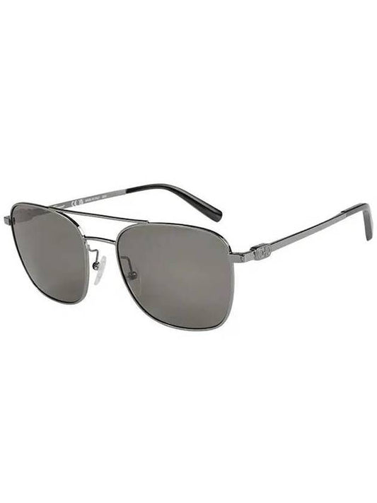 Boeing Square Metal Sunglasses Grey - SALVATORE FERRAGAMO - BALAAN 1