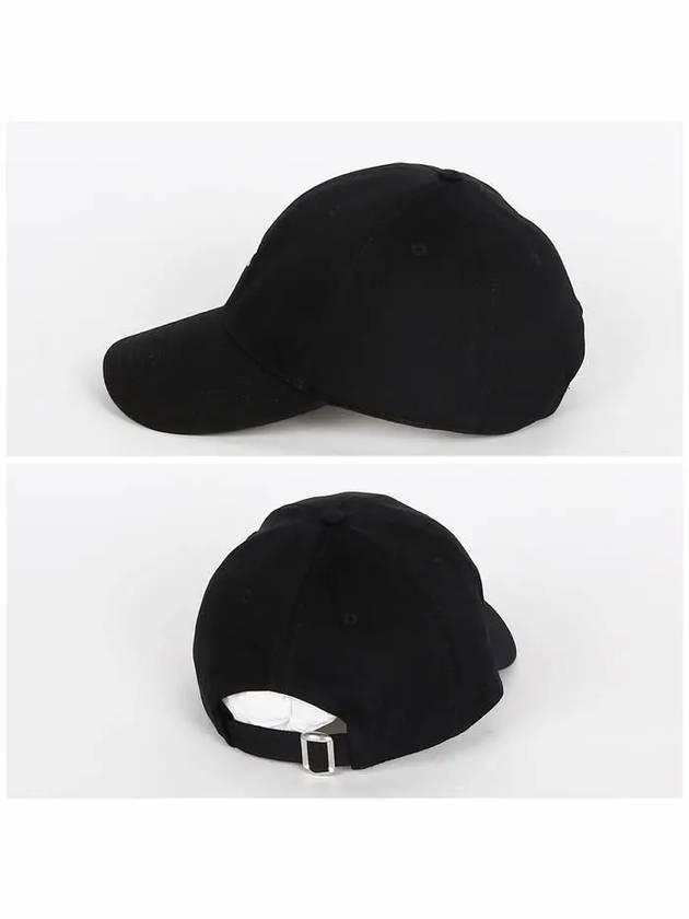 Triumph Logo Cotton Ball Cap Black - CELINE - BALAAN 4