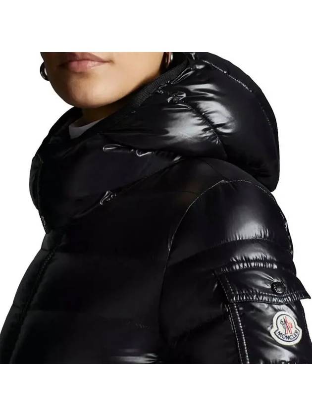 Body Bady Short Down Jacket Padded Black - MONCLER - BALAAN.