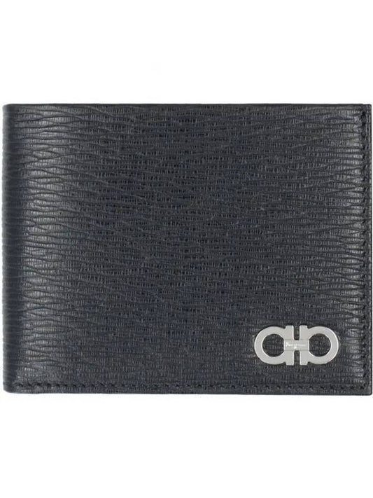 ID Window Gancini Half Wallet Black - SALVATORE FERRAGAMO - BALAAN 2