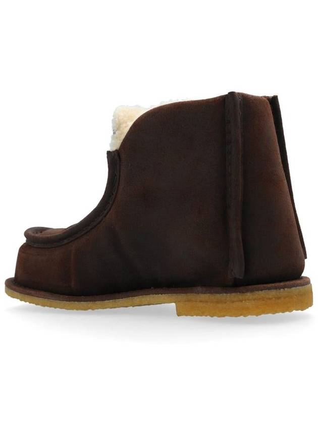 J.W. Anderson Shearling-Lined Suede Boots - JW ANDERSON - BALAAN 5