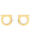 Gancini Small Earrings Gold - SALVATORE FERRAGAMO - BALAAN 2