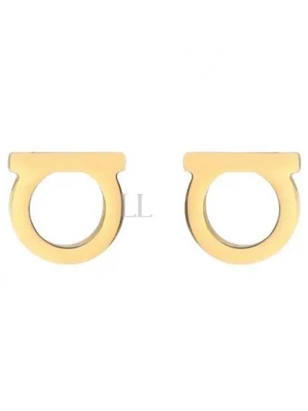 Gancini Small Earrings Gold - SALVATORE FERRAGAMO - BALAAN 2