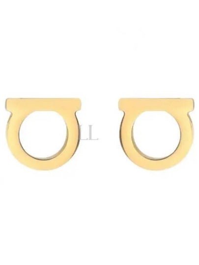 Gancini Small Earrings Gold - SALVATORE FERRAGAMO - BALAAN 2