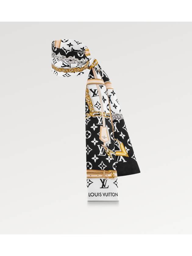 Monogram Confidential Scarf Black - LOUIS VUITTON - BALAAN 4