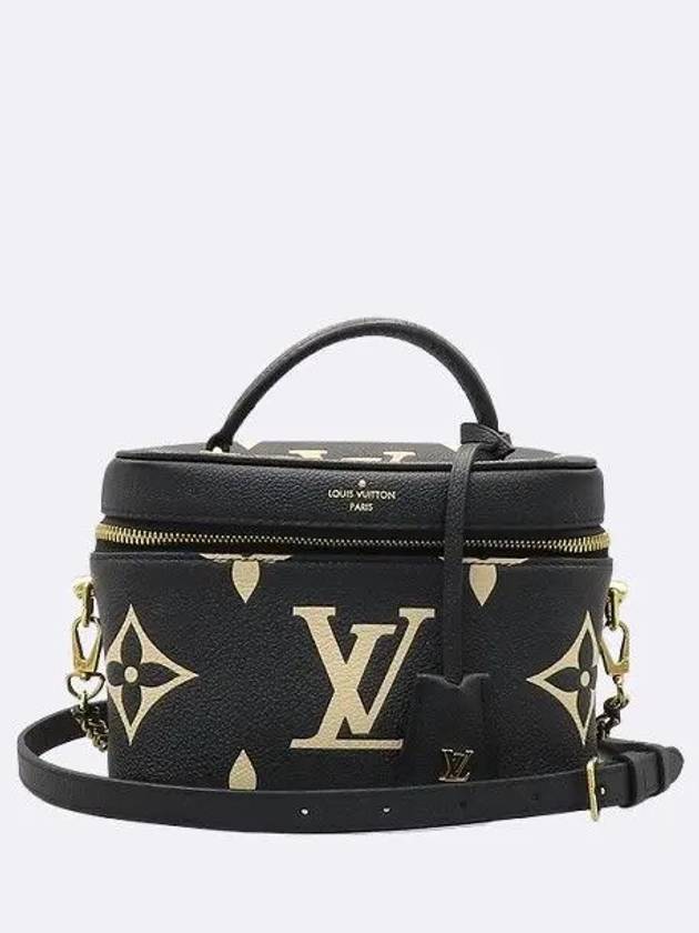 M45780 Black Monogram Empreinte Vanity PM Tote Bag Cross Strap - LOUIS VUITTON - BALAAN 2