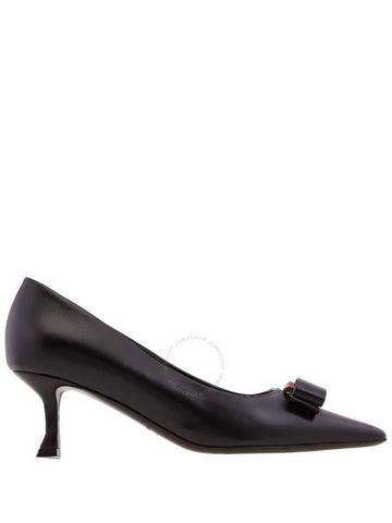 Ferragamo Black Vara Bow Pumps, Size 6.5 - SALVATORE FERRAGAMO - BALAAN 1