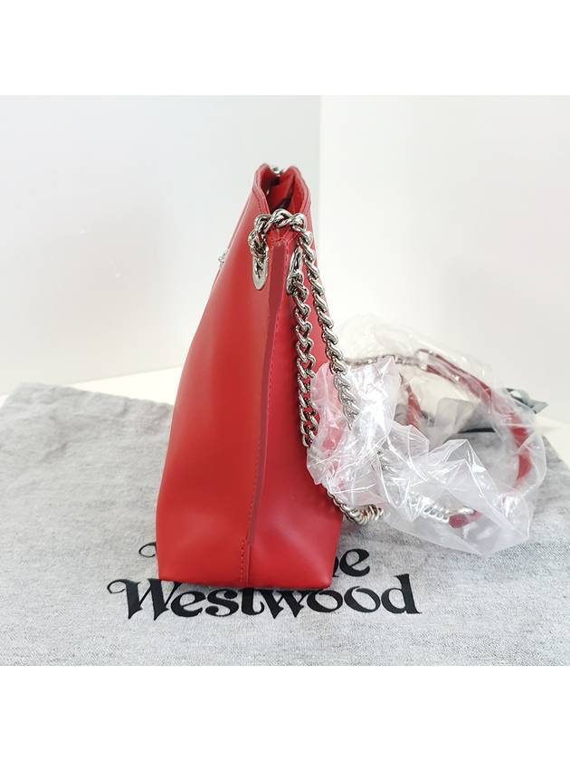 Chain Bag Corinna Small Red 4101004941472H401 - VIVIENNE WESTWOOD - BALAAN 5