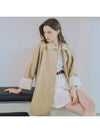 Hidden half trench coat - KELLY DONAHUE - BALAAN 2