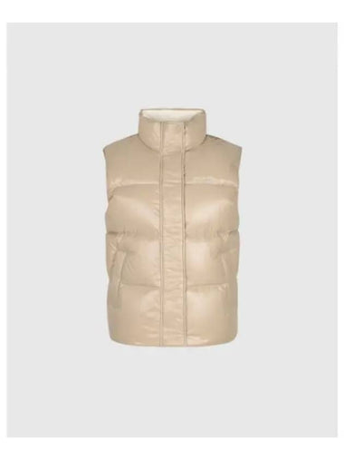 TRAVISMATHEW Women s Perfect Down Vest Beige - TRAVIS SCOTT - BALAAN 1