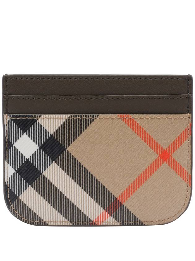 Check Card Wallet Beige - BURBERRY - BALAAN 2