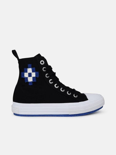 embroided logo high-top sneakers black - MARCELO BURLON - BALAAN 1