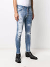 Skater Slim Fit Jeans Blue - DSQUARED2 - BALAAN 5