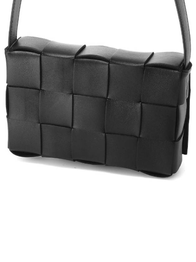 Intrecciato Cassette Cross Bag Black - BOTTEGA VENETA - BALAAN 5