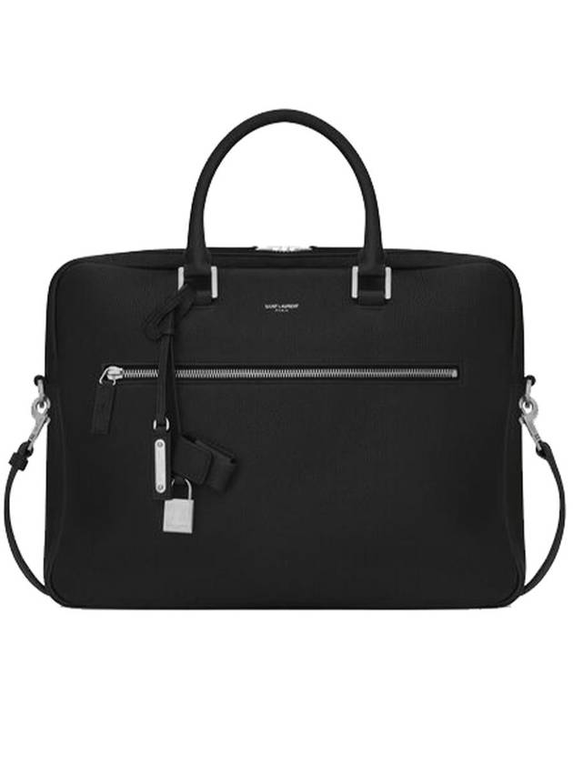 Sac De Jour Supple Brief Case Black - SAINT LAURENT - BALAAN 2