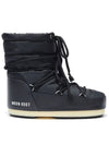 Icon Light Nylon Winter Boots Black - MOON BOOT - BALAAN.