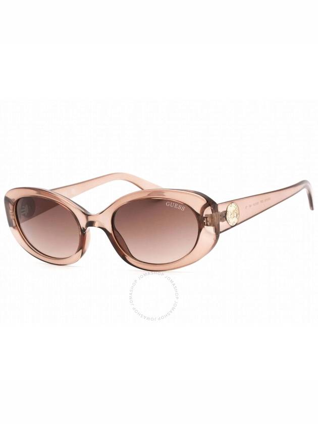 Guess Factory Brown Gradient Oval Ladies Sunglasses GF6150 52F 52 - GUESS - BALAAN 1