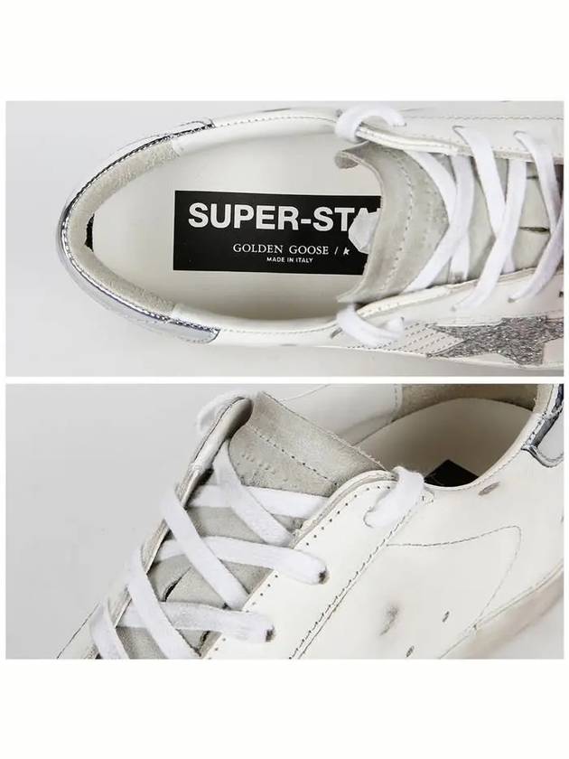 Superstar Distressed Calf Leather Low Top Sneakers White - GOLDEN GOOSE - BALAAN 5