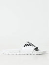 EA7 Logo Slippers White - EMPORIO ARMANI - BALAAN 1