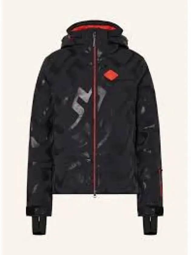 Ray Hybrid Print Bridge Wave Jacket Black - J.LINDEBERG - BALAAN 2