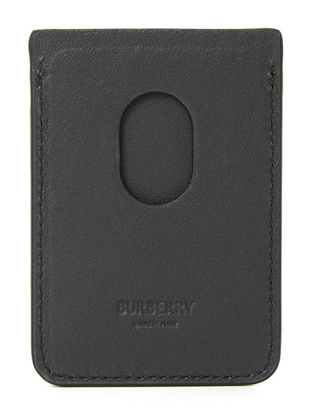 Check Magnetic Card Wallet Sand - BURBERRY - BALAAN 3