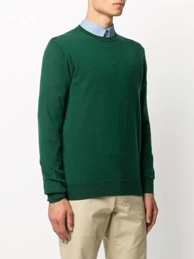 Men's Classic Crew Neck Wool Knit Top Green - POLO RALPH LAUREN - BALAAN 4