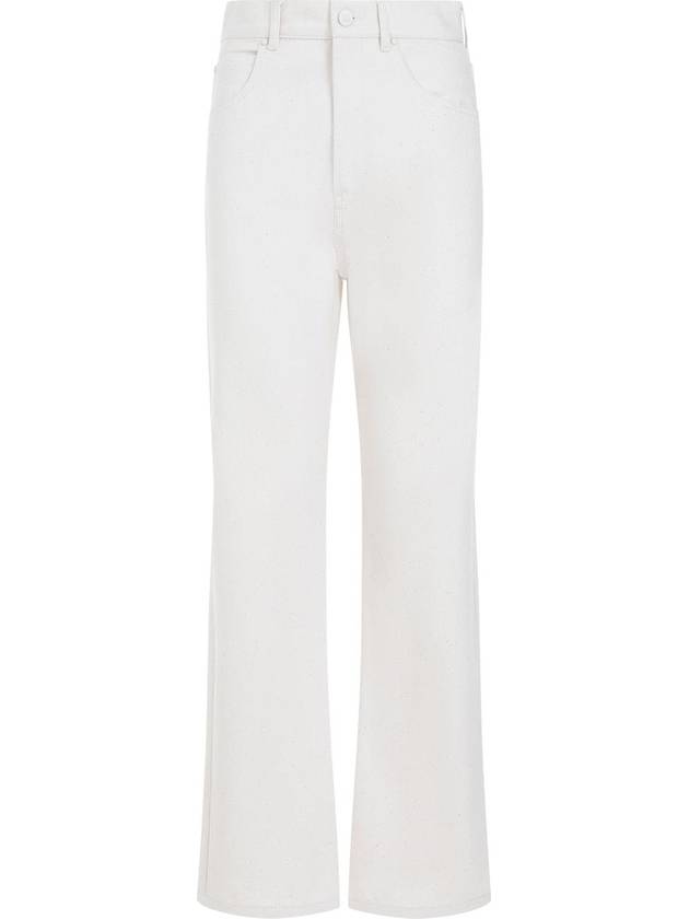 Achille Cotton Straight Pants Ivory - MAX MARA - BALAAN 2