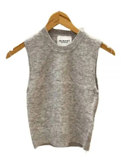 Ametis Knit Vest Light Grey - ISABEL MARANT - BALAAN 2