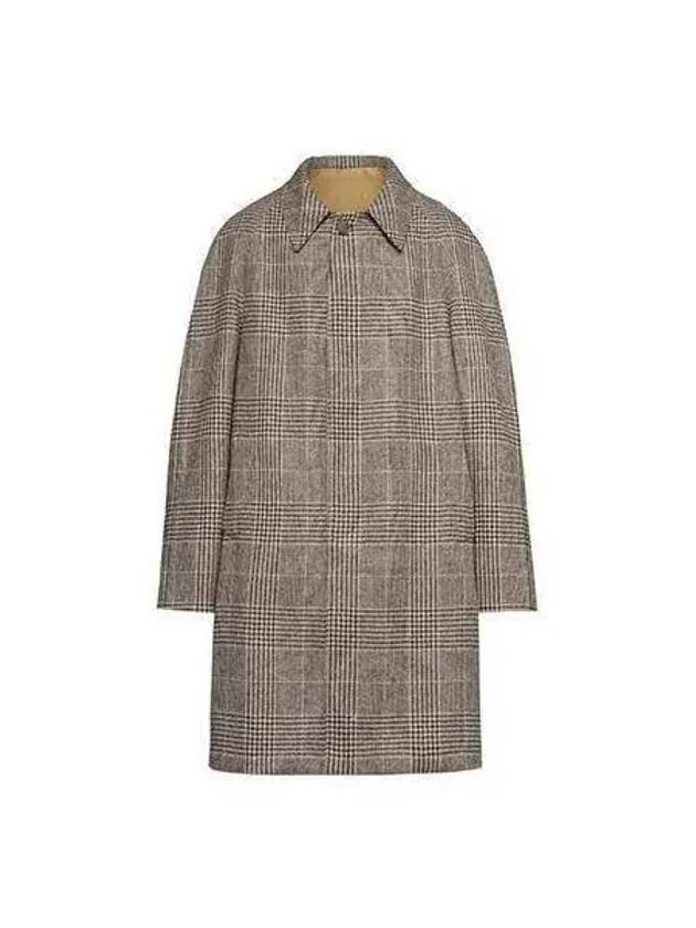 Women s Check Pattern Trench Coat Brown S51AH0189S 76564 - MAISON MARGIELA - BALAAN 1