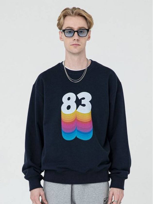 Numero MTM NAVY 83 Rainbow Sweatshirt - VESTITO - BALAAN 2