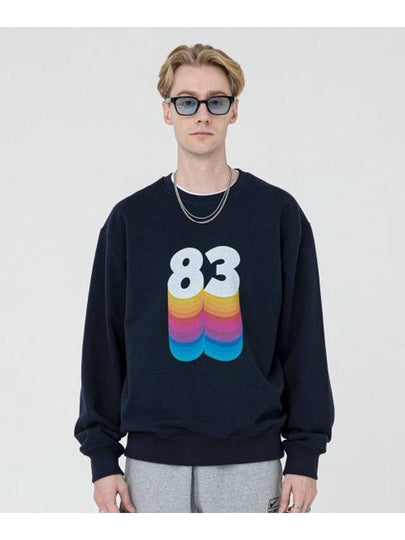 83 Rainbow Sweatshirt Navy - VESTITO - BALAAN 2